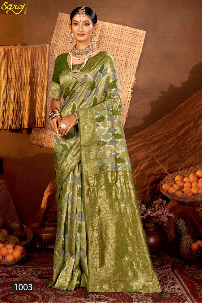 Graceful Linen Saroski Vol 4 Saroj Sarees Manufacturer Gujarat
