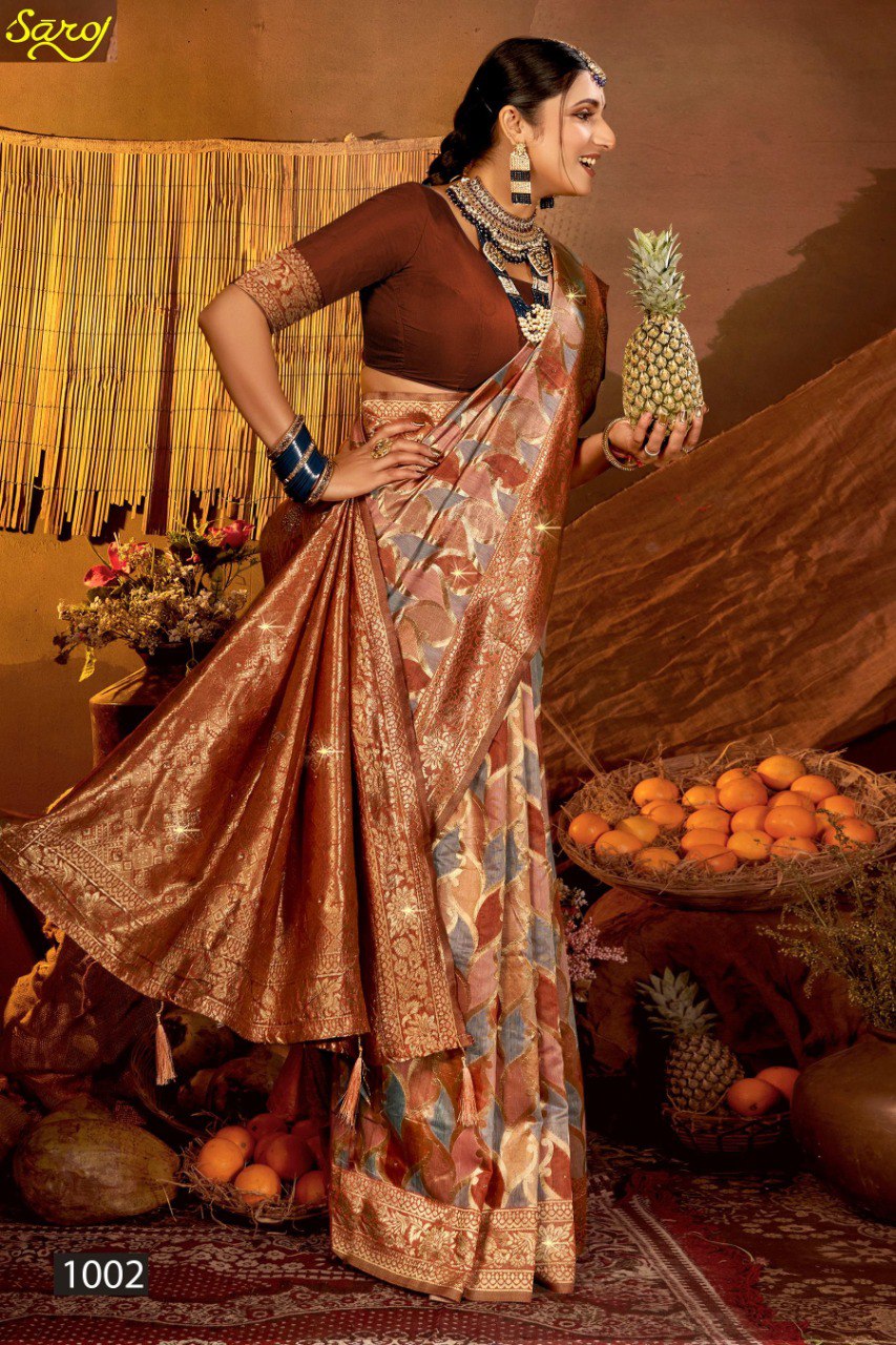 Graceful Linen Saroski Vol 4 Saroj Sarees Manufacturer Gujarat