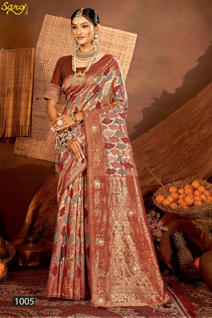 Graceful Linen Saroski Vol 4 Saroj Sarees Manufacturer Gujarat