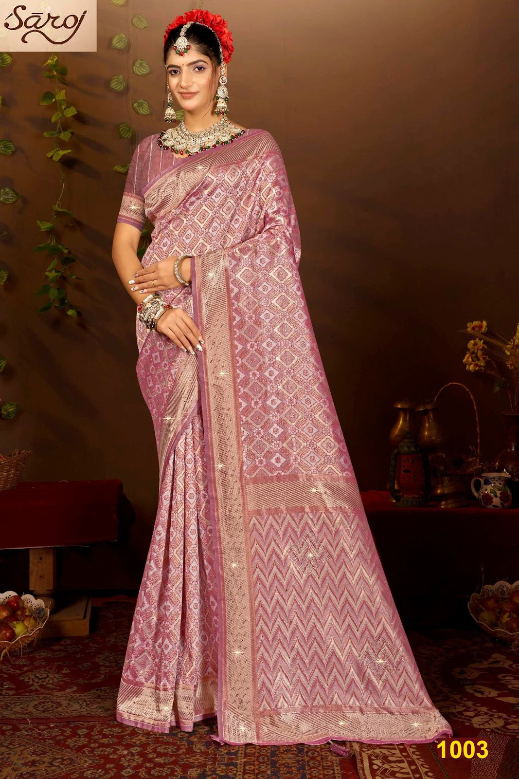 Graceful Linen Saroski Vol 5 Saroj Sarees Wholesale Price