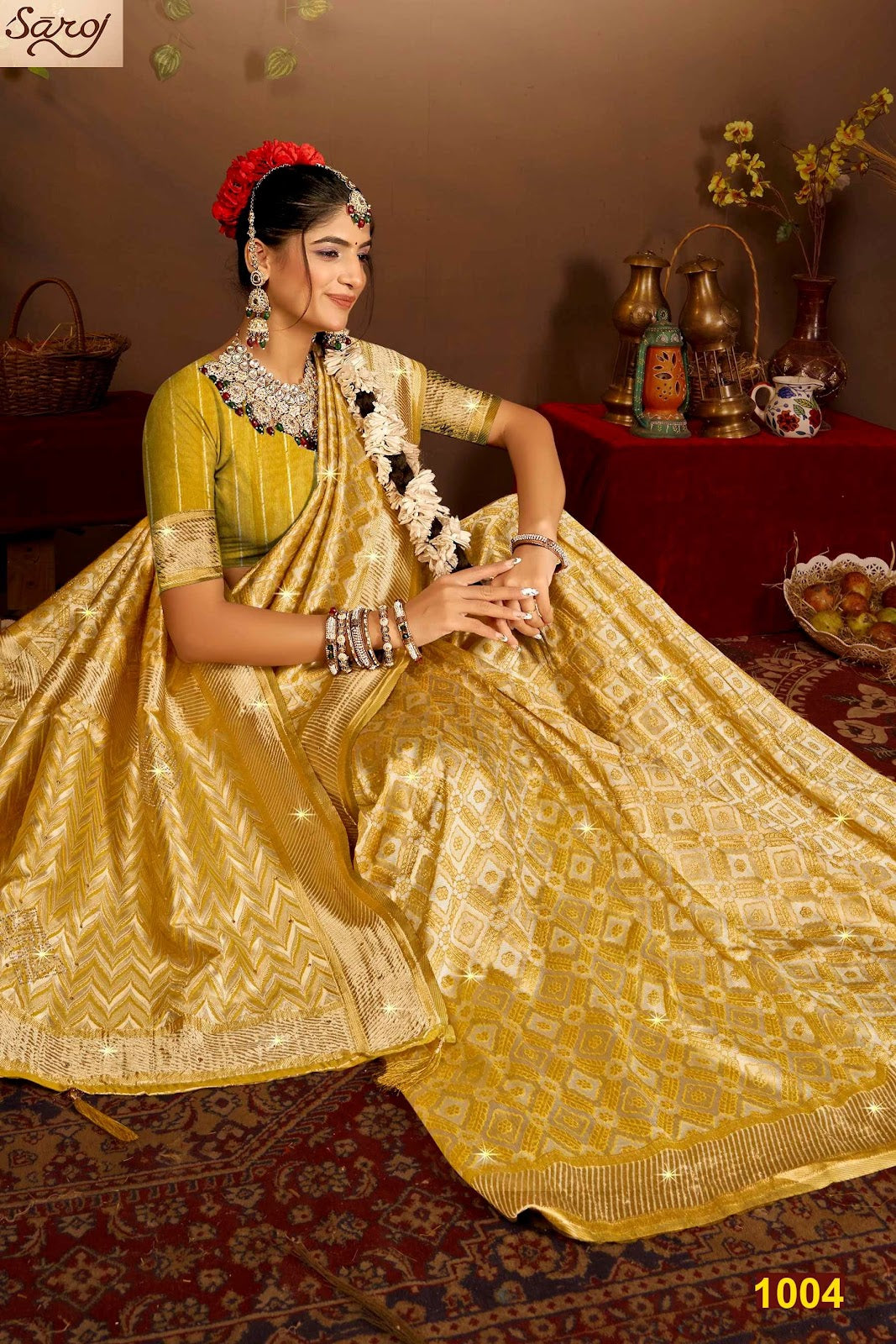 Graceful Linen Saroski Vol 5 Saroj Sarees Wholesale Price