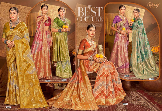 Graceful Linen Saroski Vol 6 Saroj Sarees Exporter India