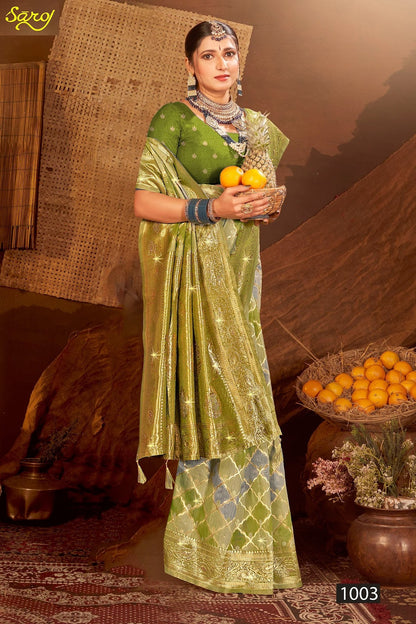 Graceful Linen Saroski Vol 6 Saroj Sarees Exporter India