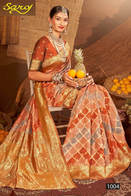 Graceful Linen Saroski Vol 6 Saroj Sarees Exporter India