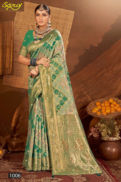 Graceful Linen Saroski Vol 6 Saroj Sarees Exporter India