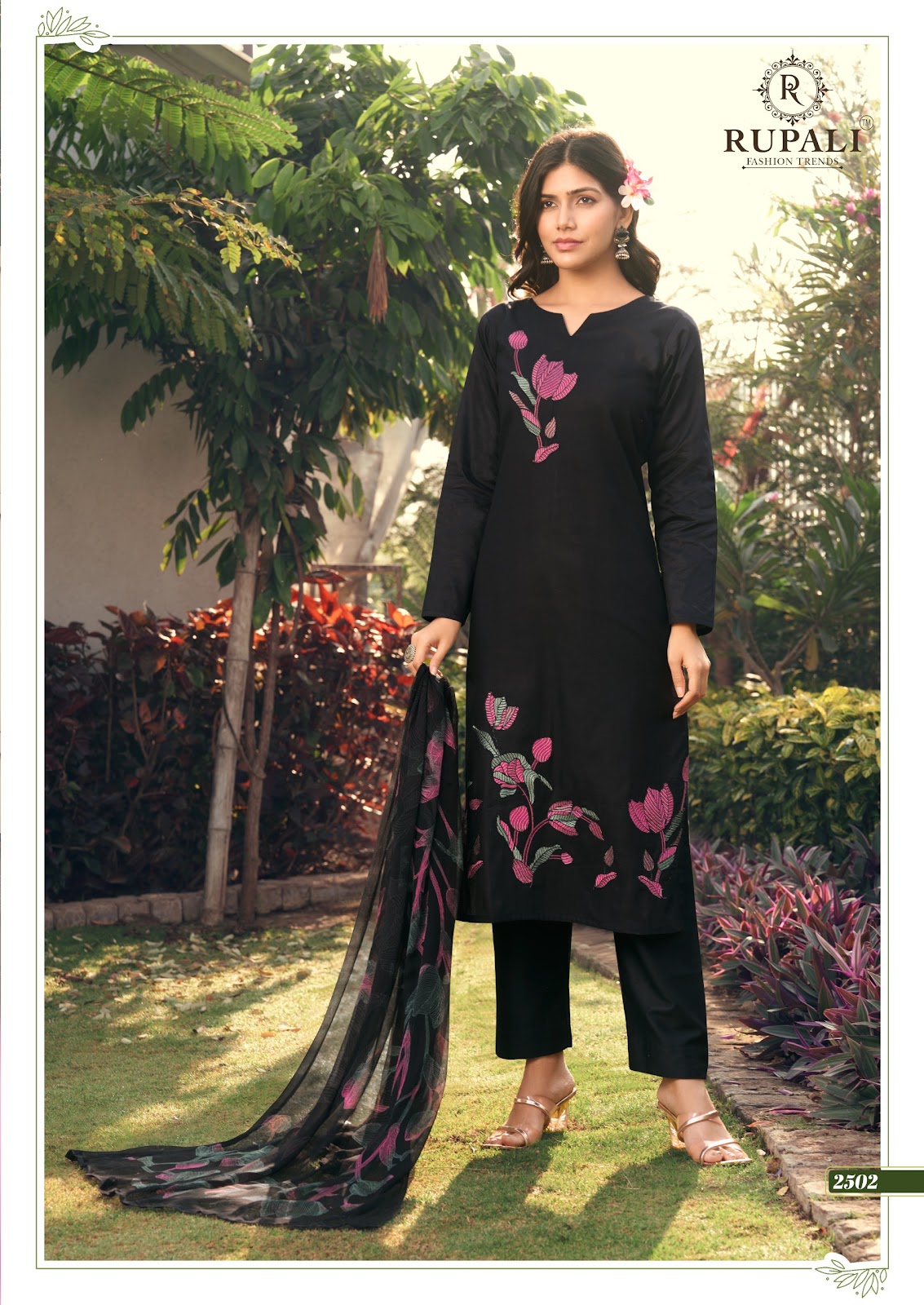 Grache Vol 3 Rupali Jaam Satin Pant Style Suits Wholesaler Gujarat