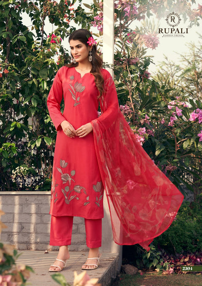 Grache Vol 3 Rupali Jaam Satin Pant Style Suits Wholesaler Gujarat