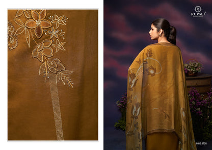 Grache Vol 4 Rupali Jaam Satin Pant Style Suits Supplier Gujarat
