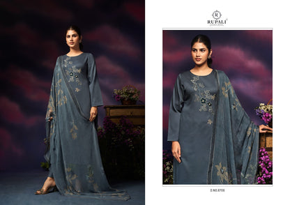 Grache Vol 4 Rupali Jaam Satin Pant Style Suits Supplier Gujarat