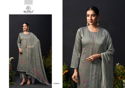 Grache Vol 5 Rupali Jaam Satin Pant Style Suits Wholesaler Ahmedabad
