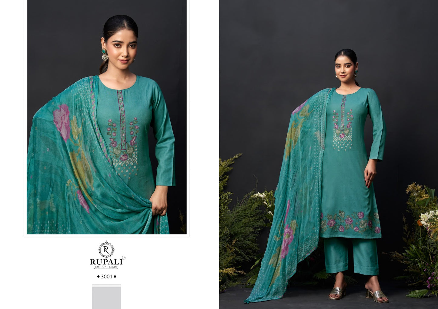 Grache Vol 5 Rupali Jaam Satin Pant Style Suits Wholesaler Ahmedabad