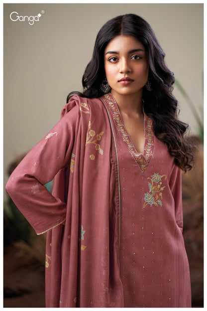 Gracina 3863 Ganga Pashmina Suits Wholesaler