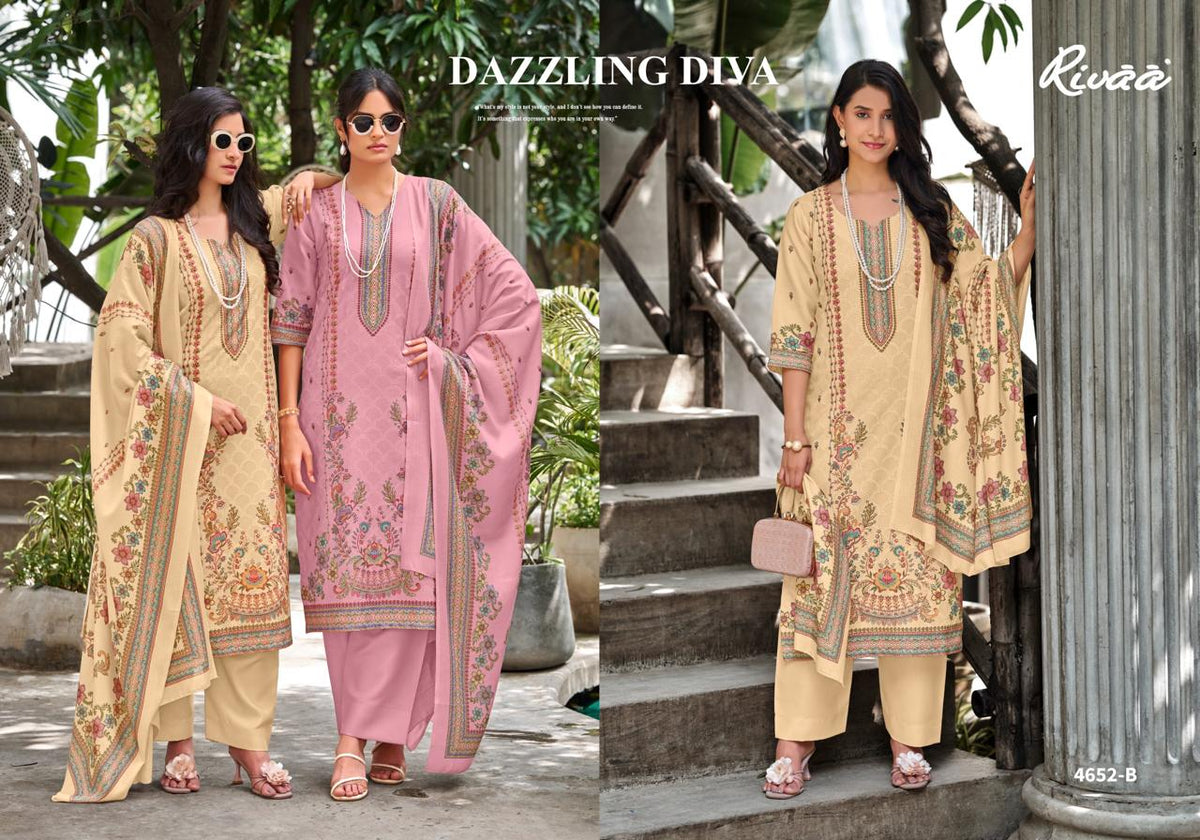 Gracy 3 Rivaa Pashmina Suits Exporter Ahmedabad