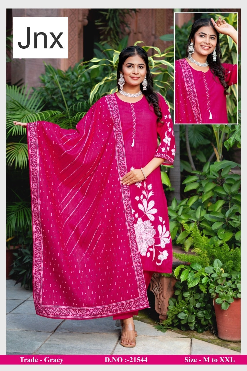 Gracy Jnx Readymade Pant Style Suits Wholesaler Gujarat