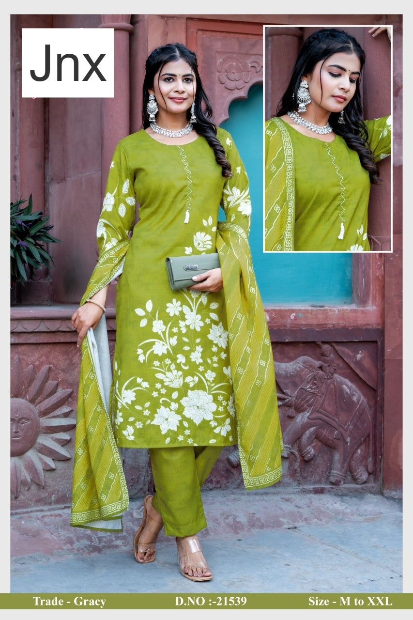 Gracy Jnx Readymade Pant Style Suits Wholesaler Gujarat