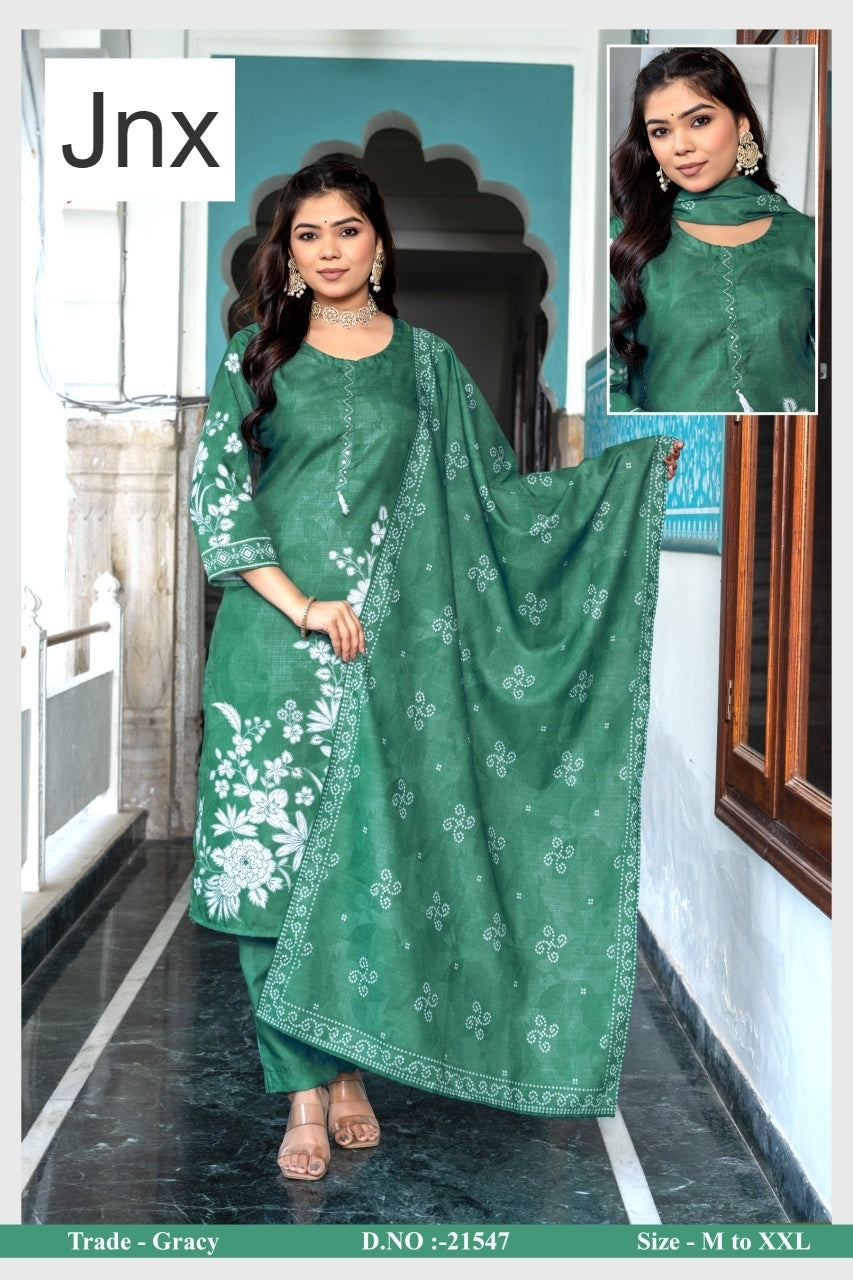 Gracy Jnx Readymade Pant Style Suits Wholesaler Gujarat