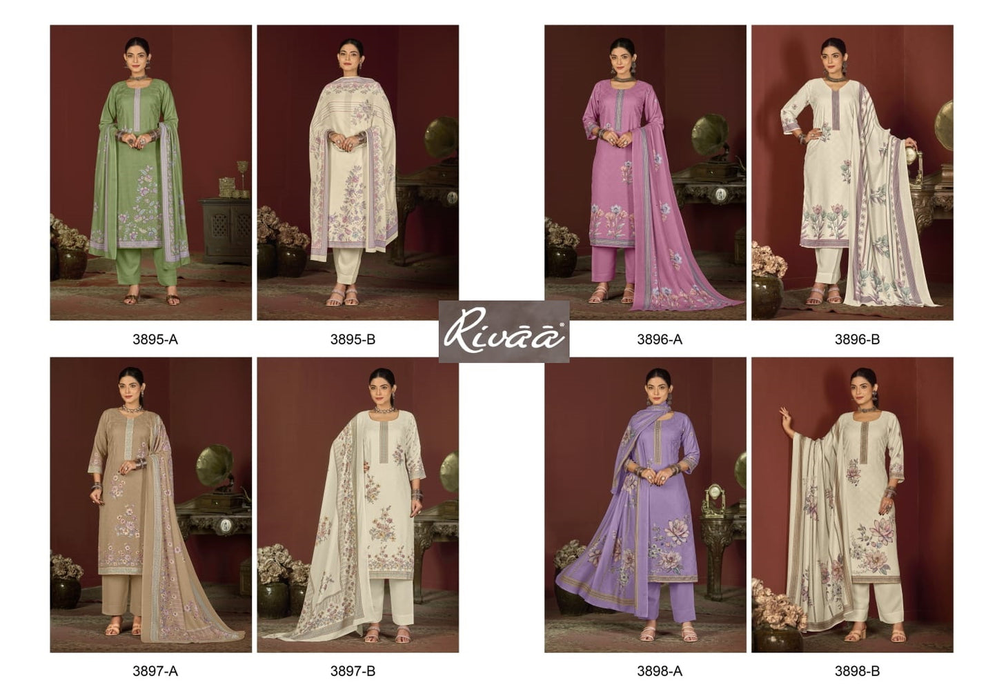 Gracy Rivaa Pashmina Suits Exporter India