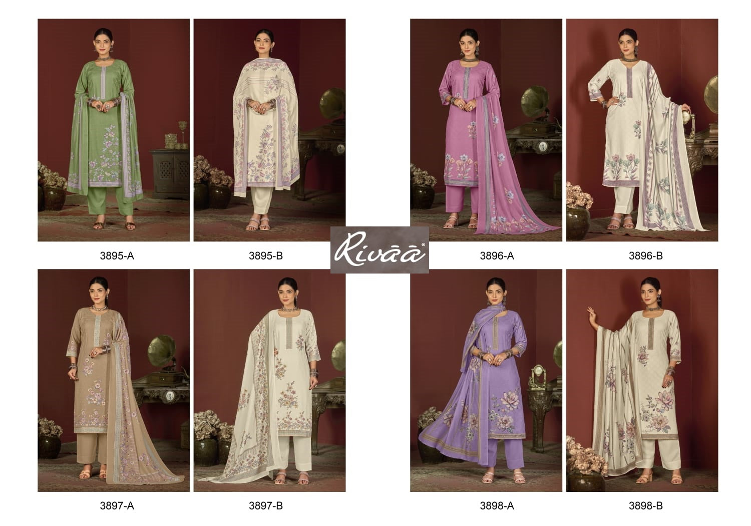 Gracy Rivaa Pashmina Suits Exporter India