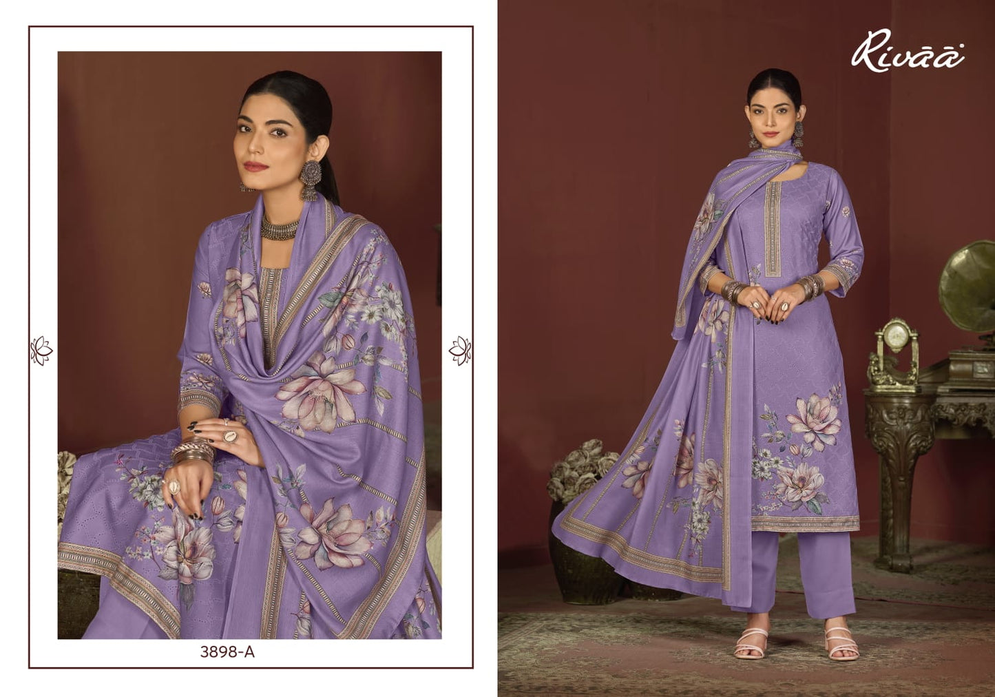 Gracy Rivaa Pashmina Suits Exporter India