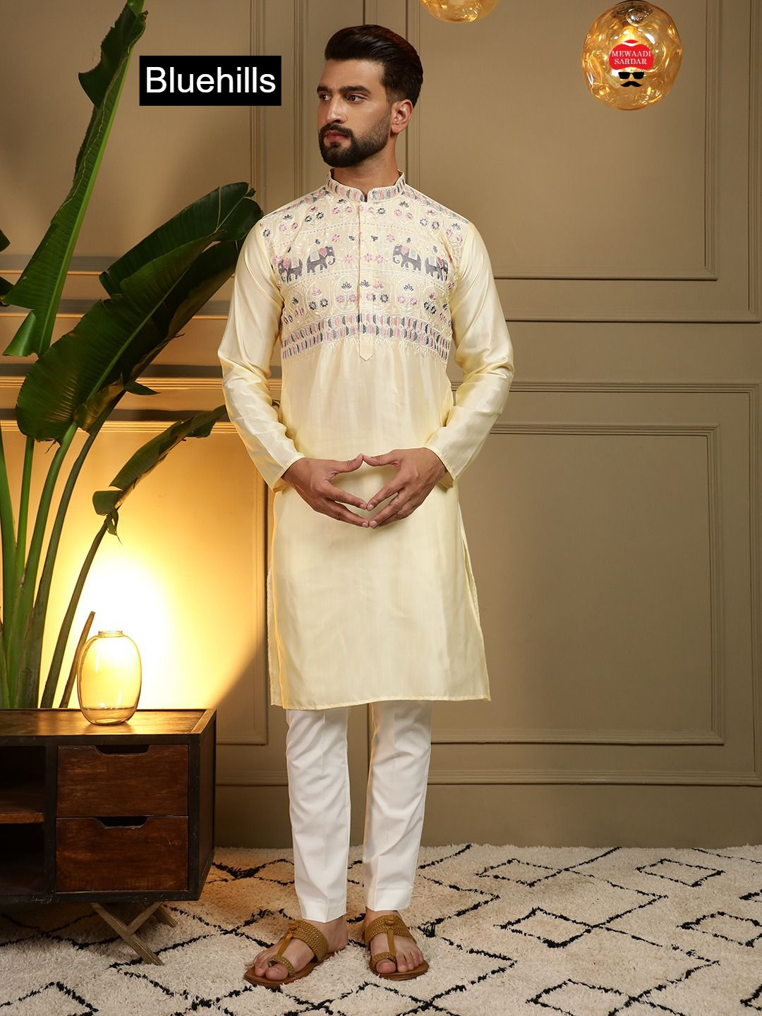 Grand Utsav 2.0 Bluehills Silk Mens Kurta Pajama Manufacturer Ahmedabad
