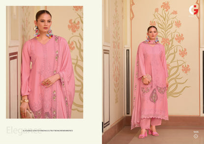 Grassy Gull Jee Viscose Muslin Pakistani Salwar Suits Wholesale Rate