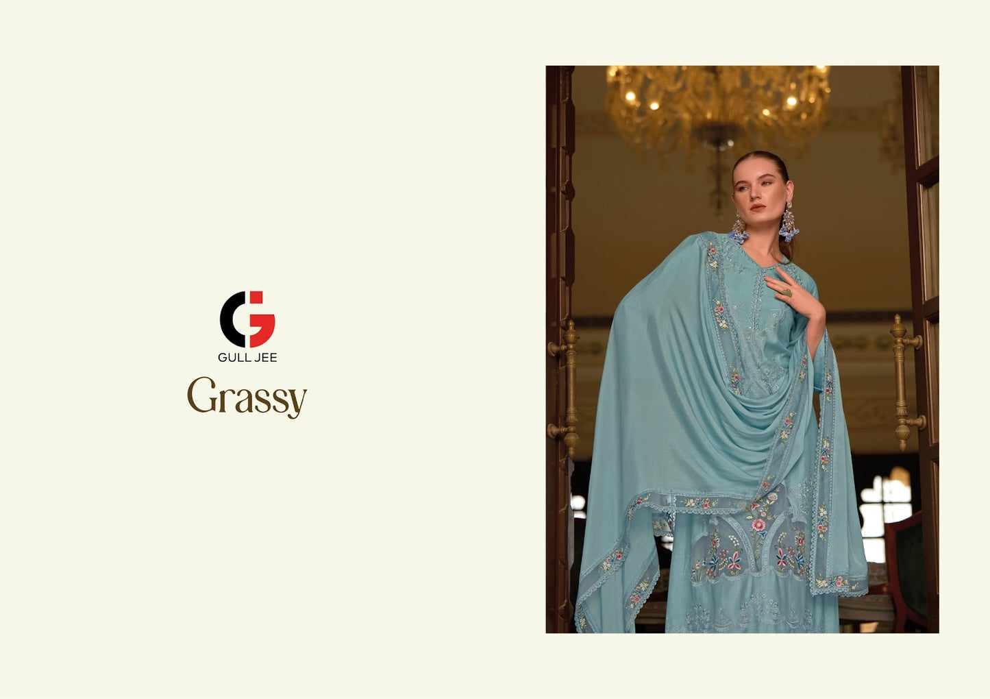 Grassy Gull Jee Viscose Muslin Pakistani Salwar Suits Wholesale Rate