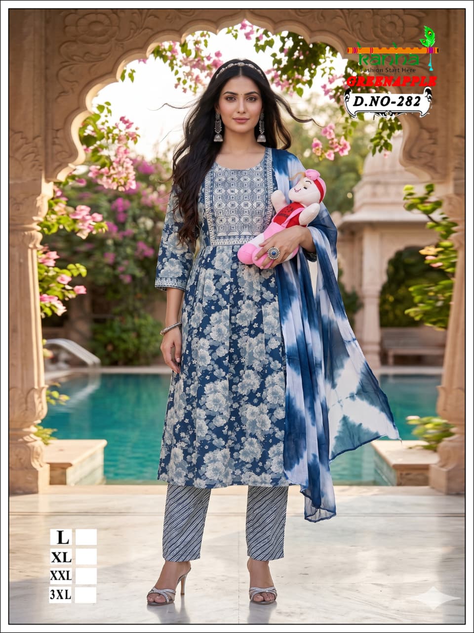 Green Apple 2706 Kanha Liva Reyon Feeding Readymade Suit Supplier India