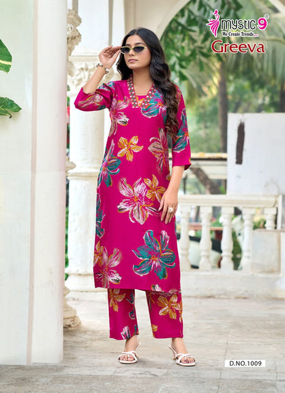 Greeva Vol 1 Mystic 9 Berlin Co Ord Set Exporter India
