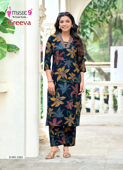 Greeva Vol 1 Mystic 9 Berlin Co Ord Set Exporter India