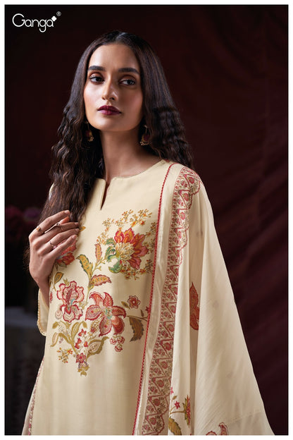 Grezia 3780 Ganga Premium Bemberg Plazzo Style Suits Wholesale Price