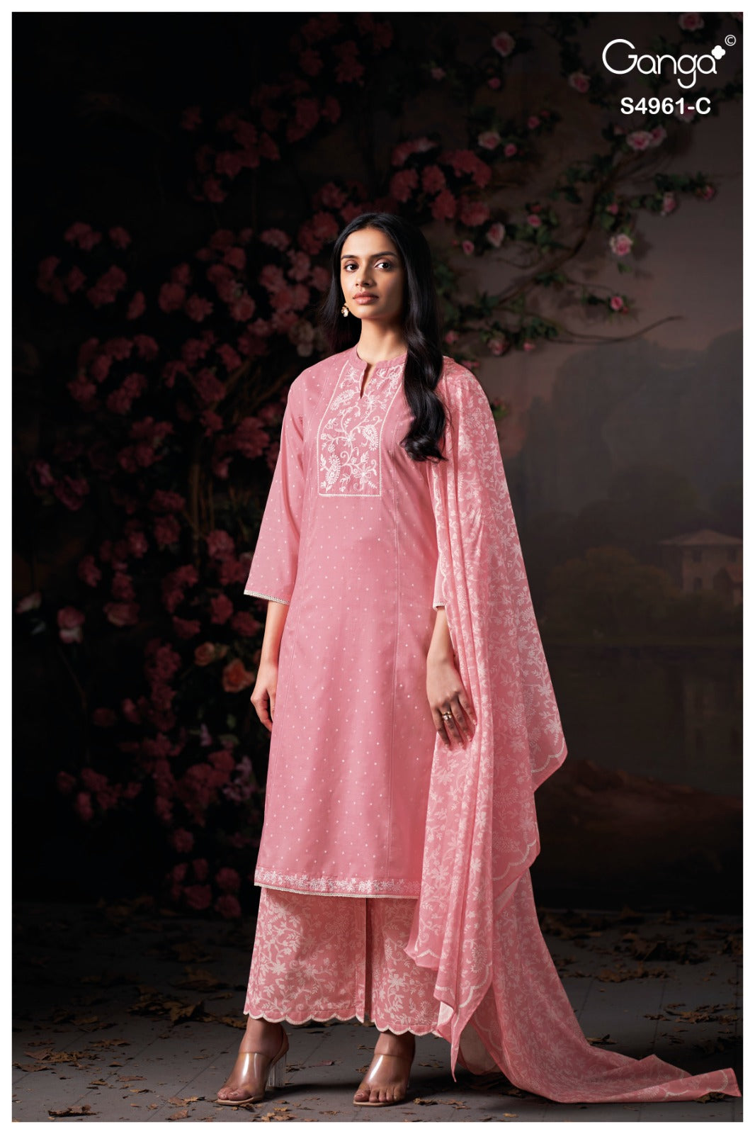 Griselda S4961 Ganga Cotton Pant Style Suits Manufacturer Ahmedabad