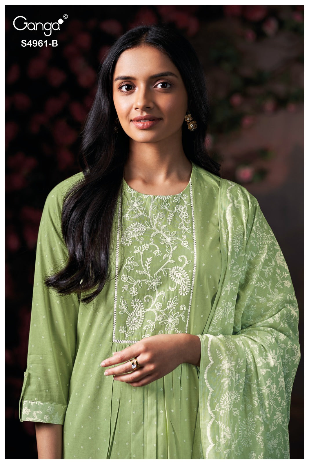 Griselda S4961 Ganga Cotton Pant Style Suits Manufacturer Ahmedabad