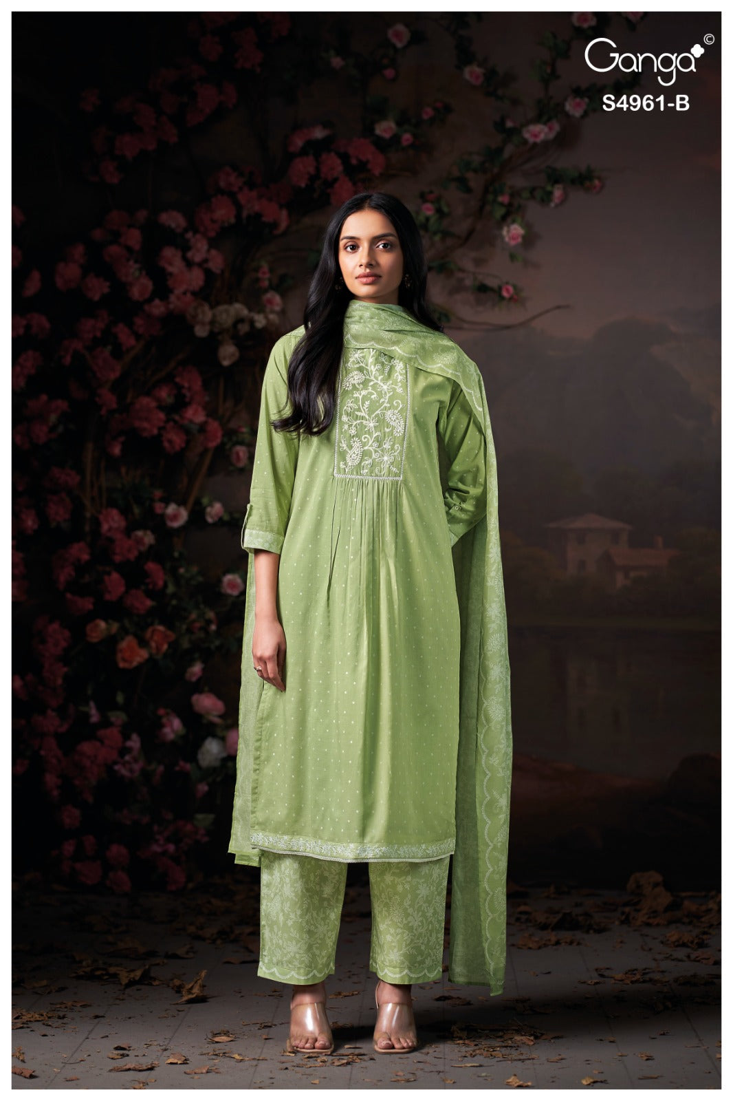 Griselda S4961 Ganga Cotton Pant Style Suits Manufacturer Ahmedabad