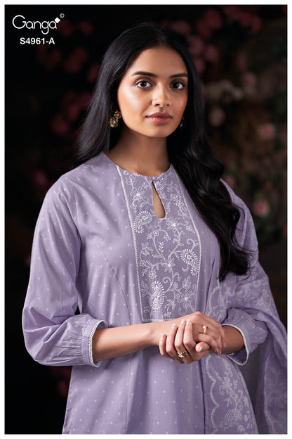 Griselda S4961 Ganga Cotton Pant Style Suits Manufacturer Ahmedabad