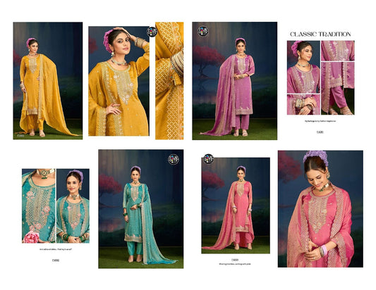 Grisha Four Dots Moss Pant Style Suits Supplier India