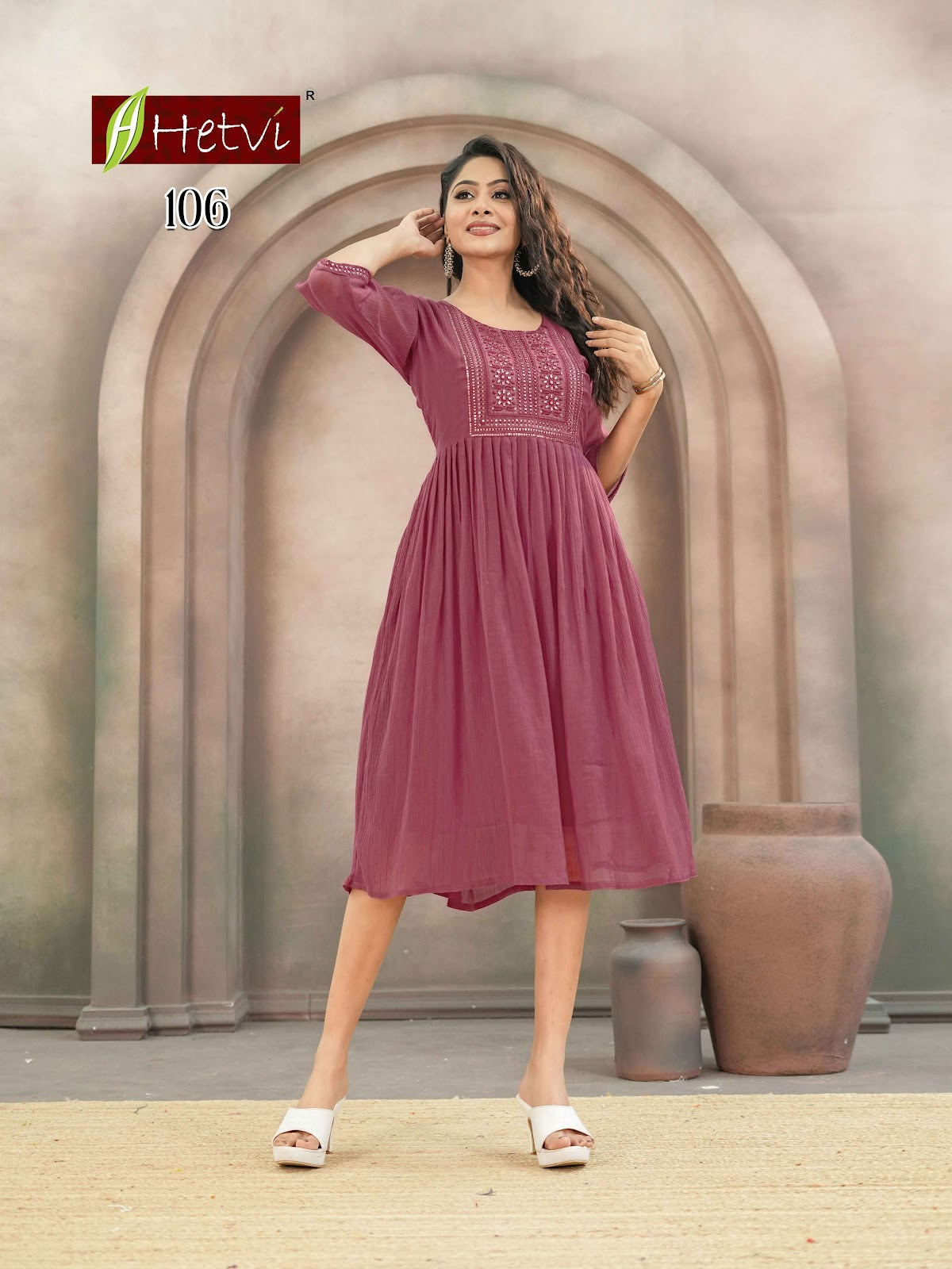 Grisha Hetvi Chiffon Anarkali Kurtis Wholesaler India