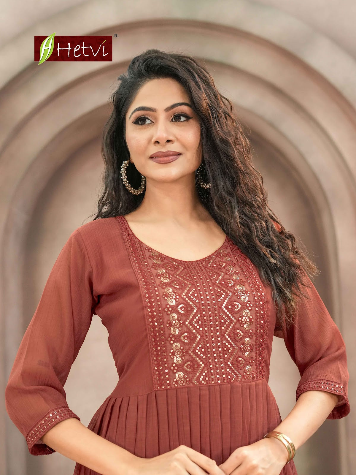 Grisha Hetvi Chiffon Anarkali Kurtis Wholesaler India