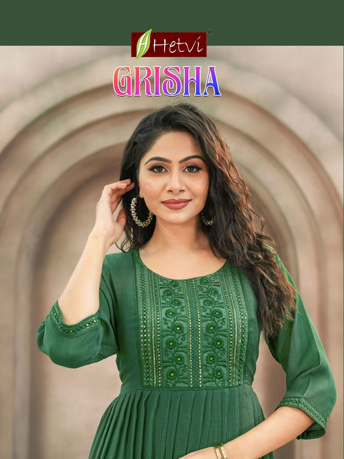 Grisha Hetvi Chiffon Anarkali Kurtis Wholesaler India