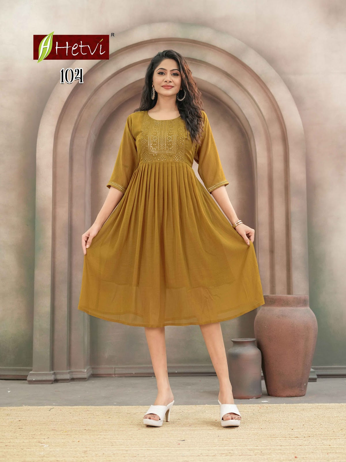 Grisha Hetvi Chiffon Anarkali Kurtis Wholesaler India