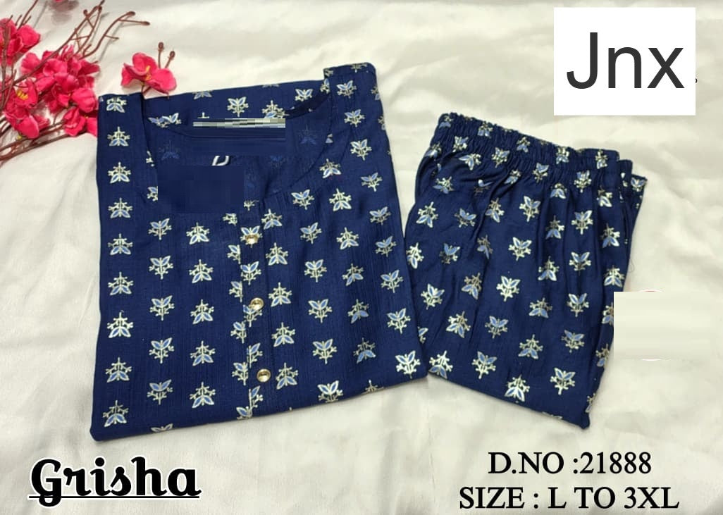Grisha Jnx Vetican Kurti Pant Set Manufacturer Gujarat