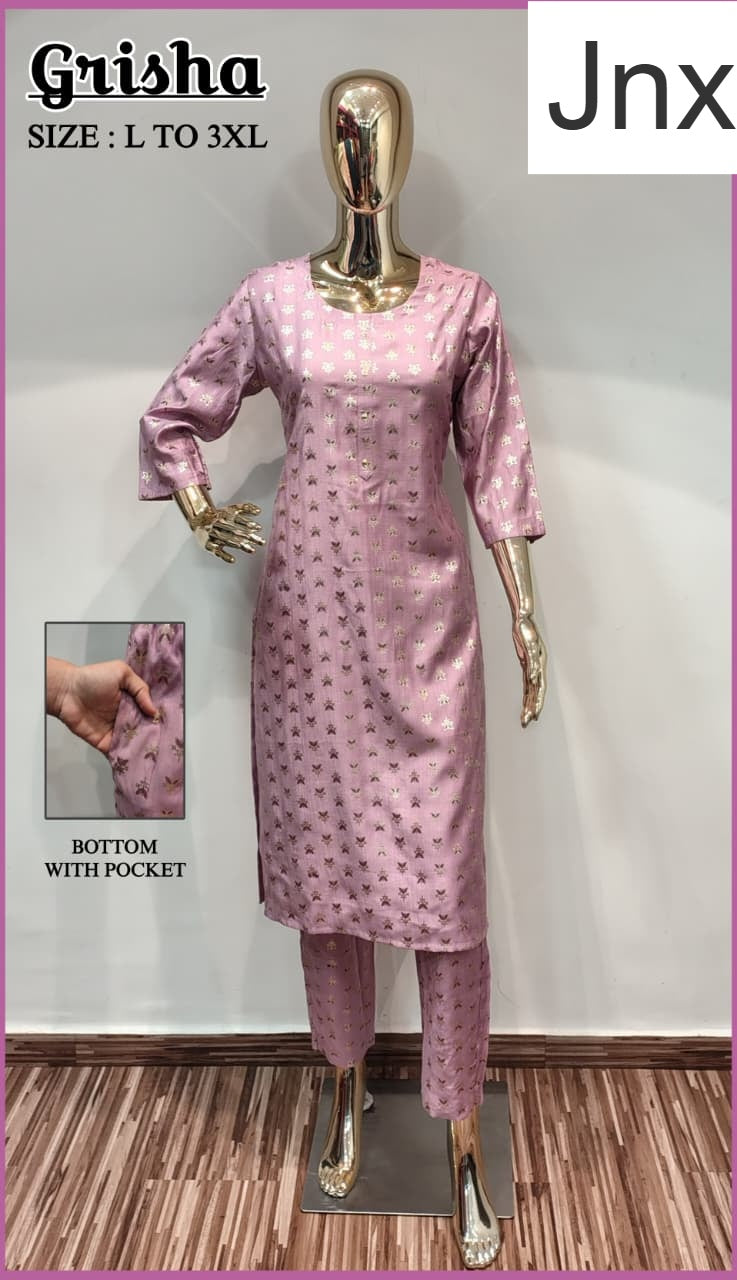 Grisha Jnx Vetican Kurti Pant Set Manufacturer Gujarat