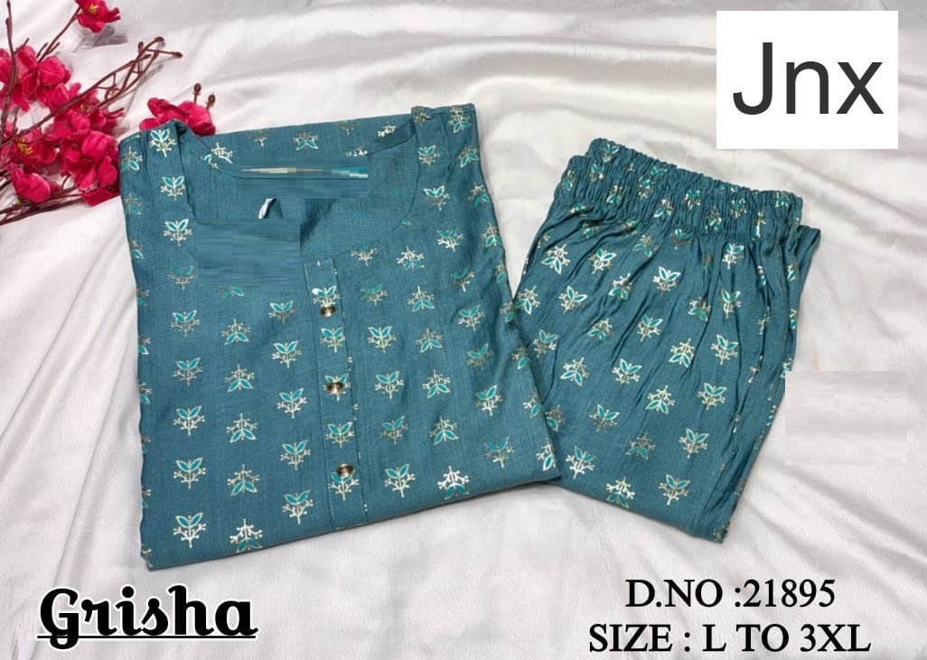Grisha Jnx Vetican Kurti Pant Set Manufacturer Gujarat