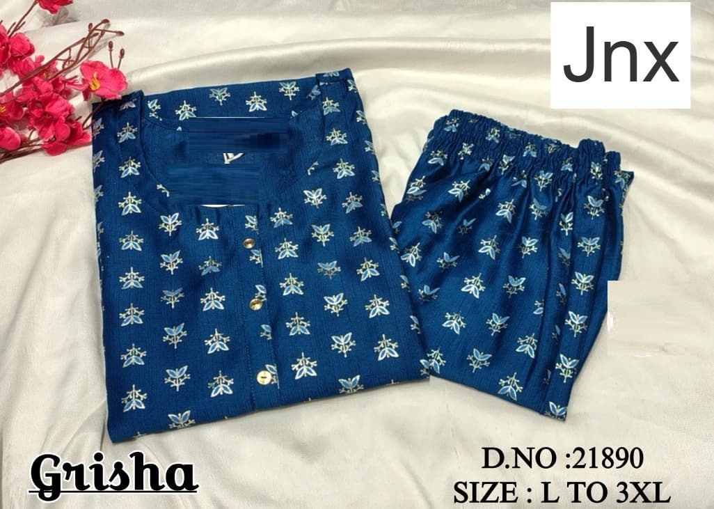 Grisha Jnx Vetican Kurti Pant Set Manufacturer Gujarat