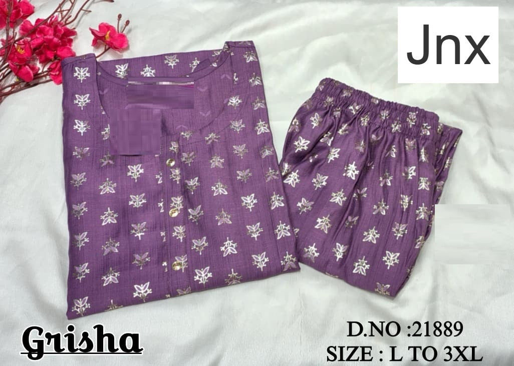 Grisha Jnx Vetican Kurti Pant Set Manufacturer Gujarat
