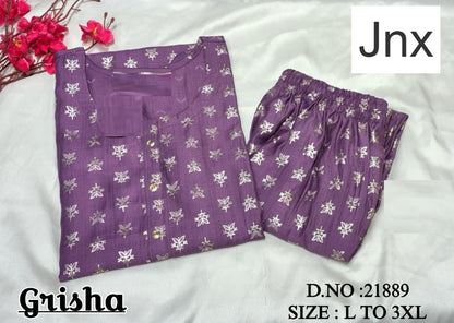 Grisha Jnx Vetican Kurti Pant Set Manufacturer Gujarat