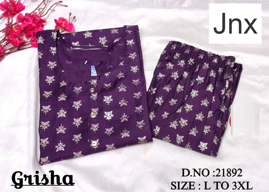 Grisha Jnx Vetican Kurti Pant Set Manufacturer Gujarat