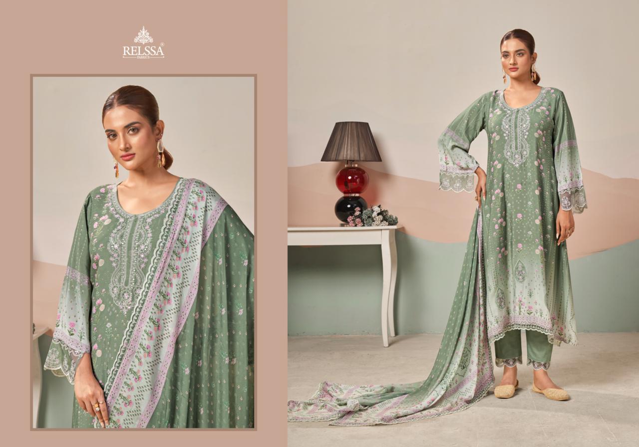 Grisha Relssa Fabrics Cotton Pant Style Suits Wholesale Price