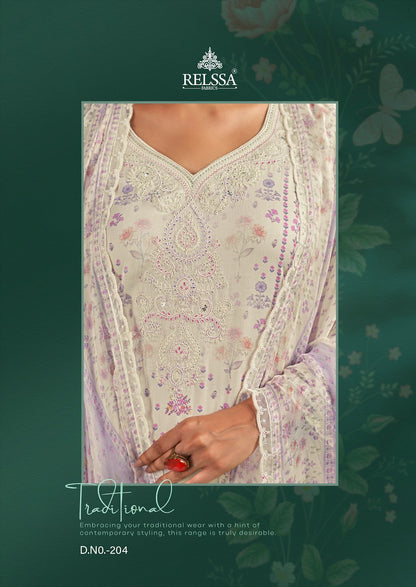 Grisha Vol 2 Relssa Fabrics Cotton Pant Style Suits Manufacturer India