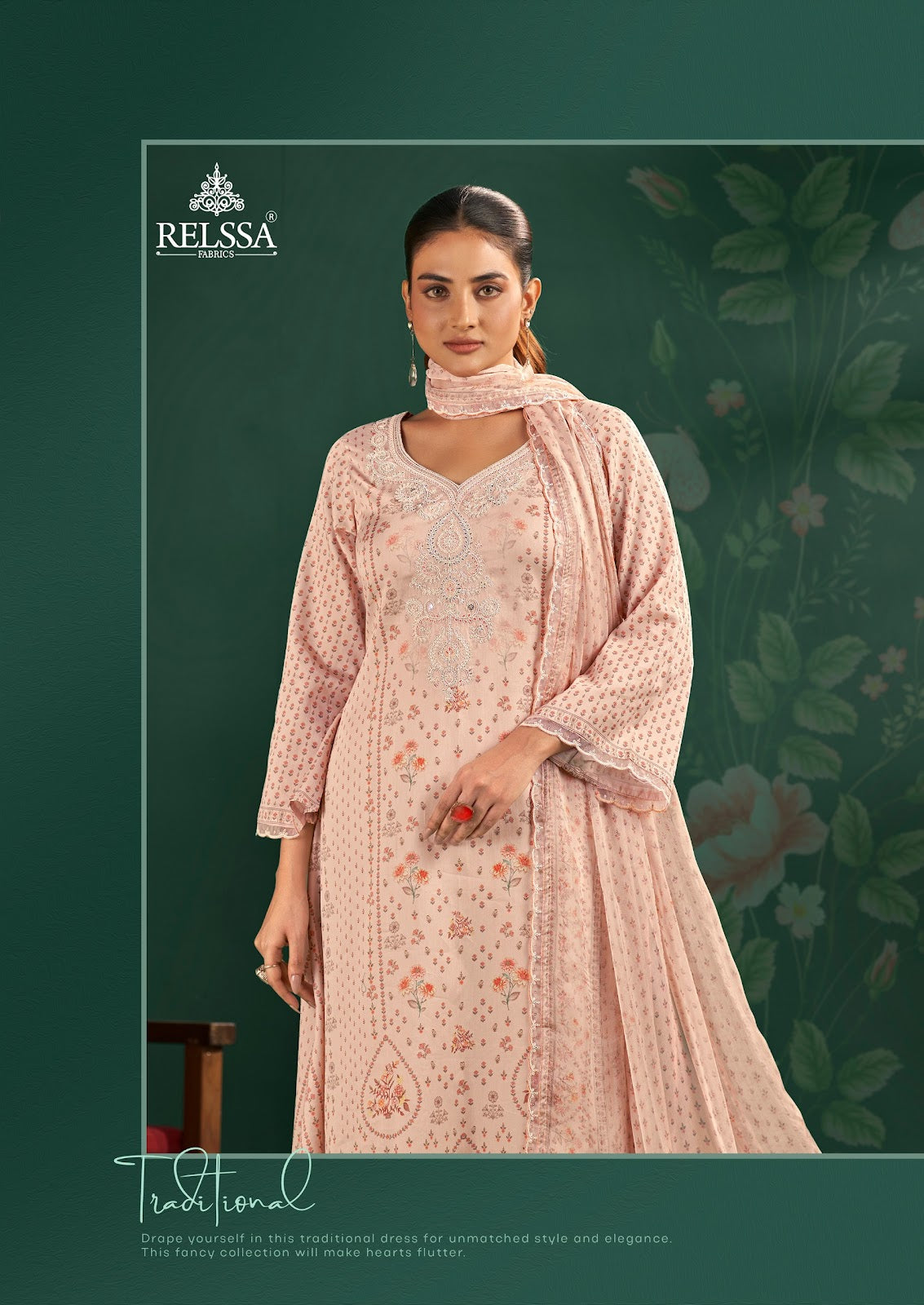 Grisha Vol 2 Relssa Fabrics Cotton Pant Style Suits Manufacturer India