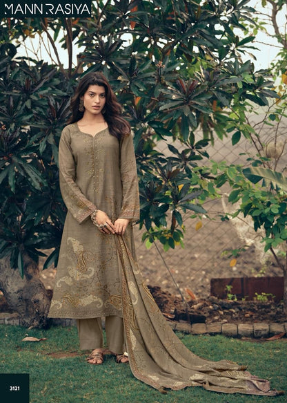 Grishma Mannrasiya Lilen Pant Style Suits Wholesaler Gujarat